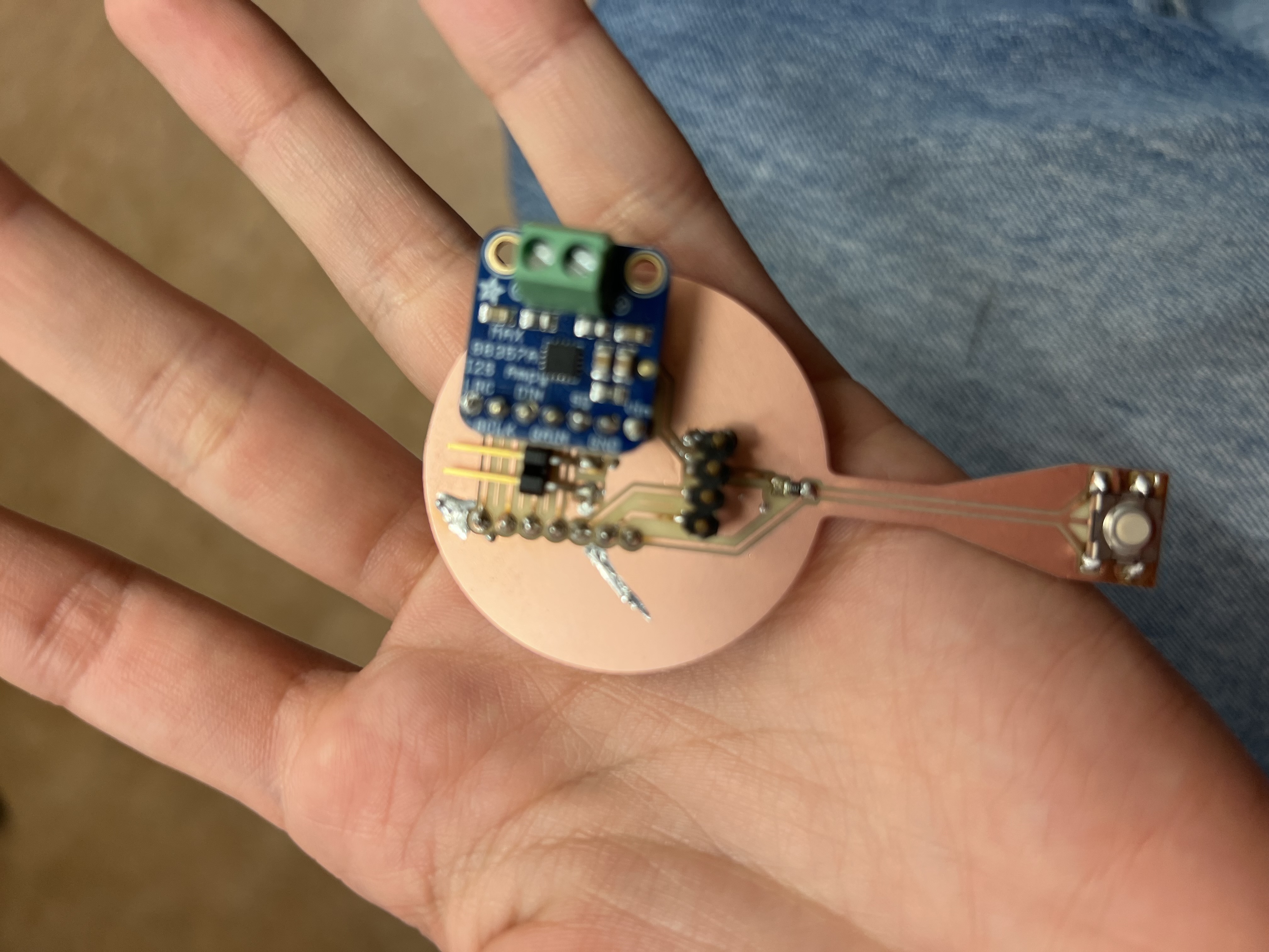 Amplifier breakout on board